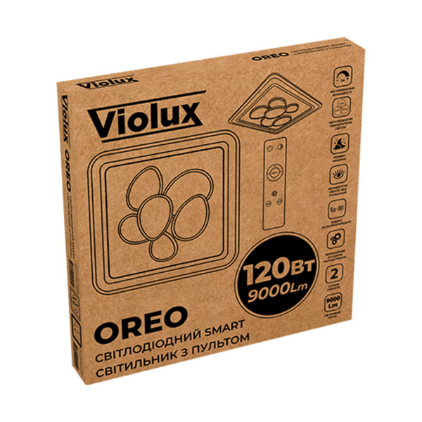 LED світильник Smart OREO VIOLUX квадрат 120W VLX-OREO-120W-SQ фото