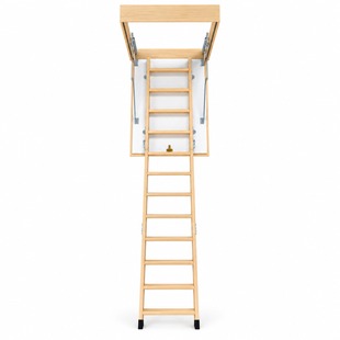 Горищні сходи Bukwood ECO ST 120&times;60 см, висота до 280 см BUK-ECOST-12060-280 фото