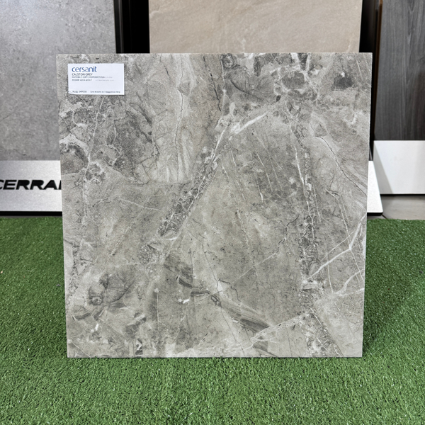 Керамограніт Cersanit Calston Grey 420x420x7 (плитка сіра матова) PLK-CSN-CLST-4242 фото