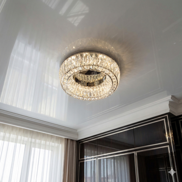 LED люстра Linisoln Cristall Maxi 9613/600 160W з пультом хром LIN-9613-600-CR фото