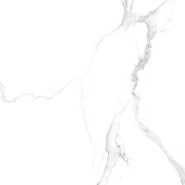 Керамограніт Carrara White F P 600x600x8 RN Mat (плитка під мармур каррара) PLK-CRR-WHT-6060 фото