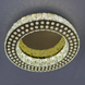 Кришталева LED люстра Linisoln 3319-500 CH/FG 140W хром/золото з пультом LIN-3319-500-CH-FG фото 1
