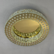 Кришталева LED люстра Linisoln 3319-500 CH/FG 140W хром/золото з пультом LIN-3319-500-CH-FG фото 3