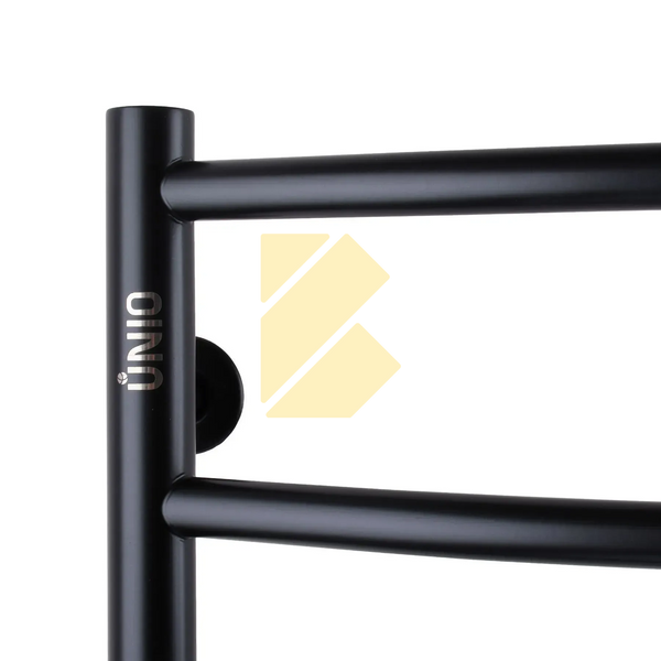 Рушникосушарка водяна UNIO LD W 700-500-7 BLK Драбинка Дуга чорна матова UNI-LDW-70507-BLK фото