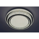 Кругла кришталева LED люстра Linisoln 2527-600 Chrome 260 Вт 60 см LGT-LIN-2527-600-CH фото 4