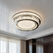Кругла кришталева LED люстра Linisoln 2527-600 Chrome 260 Вт 60 см LGT-LIN-2527-600-CH фото 1